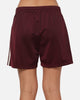 Adidas Women's Firebird Shorts Maroon/Cream