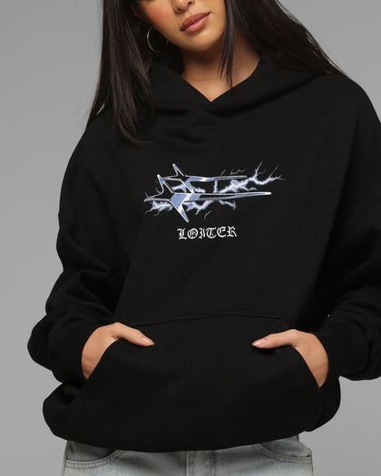 Loiter Frontier Hoodie Black
