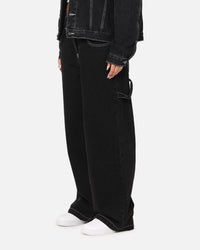 Saint Morta Amplus Fray Carpenter Jeans Contrast Black