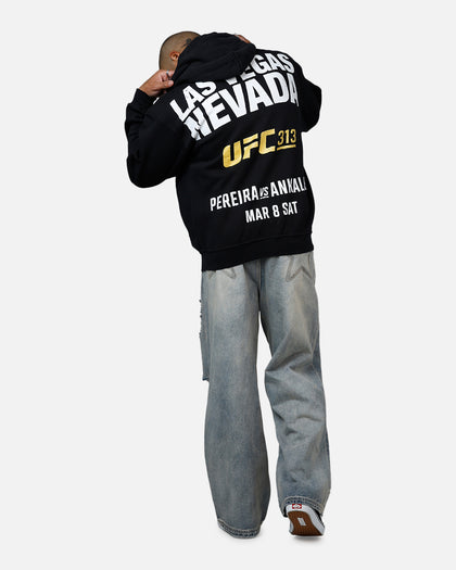 UFC By Culture Kings Alex Pereira 313 Zip-Up Hoodie Black