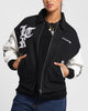 Loiter Cyber Varsity Jacket Black/White
