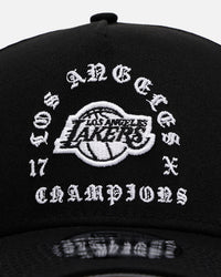 New Era Los Angeles Lakers 'Gothic Arch 2.0' 9FORTY A-Frame Snapback Black/White