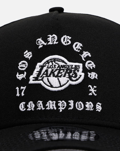 New Era Los Angeles Lakers 'Gothic Arch 2.0' 9FORTY A-Frame Snapback Black/White