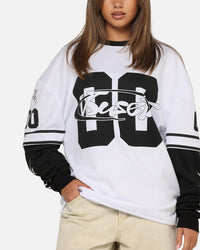Vouseti Dual Long Sleeve 00 T-Shirt White