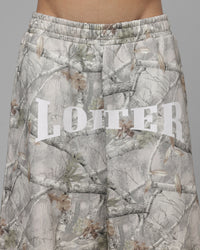 Loiter Impact Fleece Shorts Hunter Camo