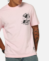 Mitchell & Ness Los Angeles Lakers Champ Chrome T-Shirt Pink