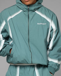 Loiter Spray Day Track Jacket Teal