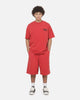 Saint Morta Scripted Baggy Shorts Vintage Washed Red