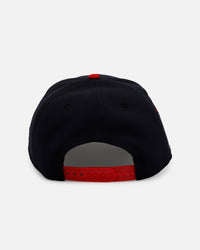 New Era Boston Red Sox 'Rose Emblem' 9FORTY A-Frame Snapback Official Team Color