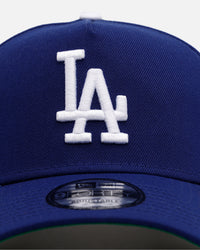 New Era Los Angeles Dodgers 'Area Codes' 9FORTY A-Frame Snapback Dark Royal