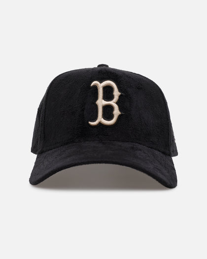 New Era Boston Red Sox 'Suede' 9FORTY A-Frame Strapback Black/Tan