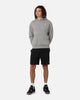 Jordan Brooklyn Fleece Pullover Hoodie Carbon Heather/White