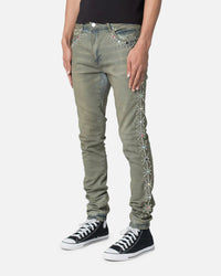 MNML X620 Studded Skinny Denim Jean Blue