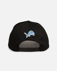 New Era Detroit Lions 'Upside Down Logo' 9FORTY A-Frame Snapback Black