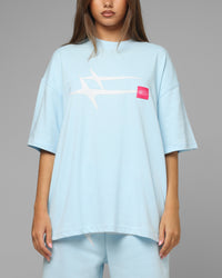 Loiter Hybrid Premium T-Shirt Light Blue