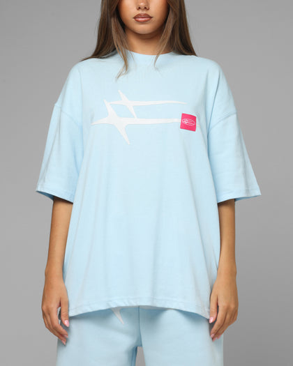 Loiter Hybrid Premium T-Shirt Light Blue