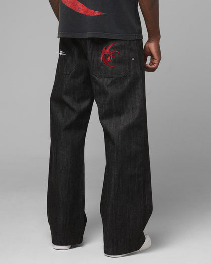 Loiter x Sonic Shadow Jeans Black