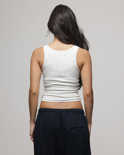 American Thrift Women's Scoop Neck Tank Grey Heather