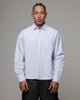 American Thrift Oxford Long Sleeve Shirt Blue Stripe