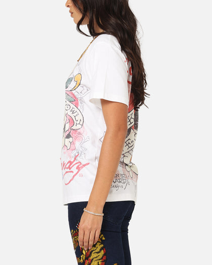 Ed Hardy Love Kills Slowly Vintage T-Shirt White