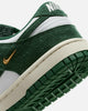 Nike Women's Dunk Low "Suede Pack" White/Green