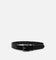 Saint Morta Dagger Leather Belt Black