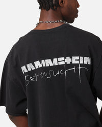 Rammstein Cracked Glass Vintage T-Shirt Black Vintage