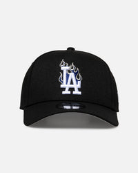 New Era Los Angeles Dodgers 'Flame Logo' 9FORTY A-Frame Snapback Black