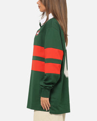 Bleacher Athletic South Sydney Rabbitohs NRL Legacy Rugby Polo Shirt Green