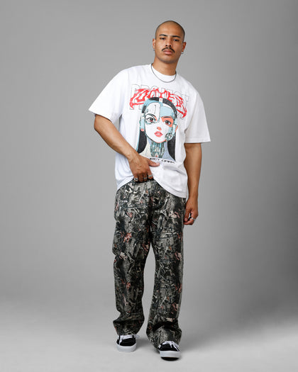 Loiter Cyber Geisha Vintage T-Shirt White