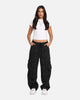 XXIII Boucle Tweed Cargo Pants Black