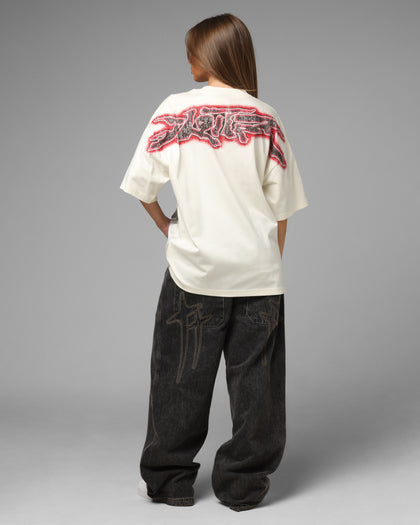 Loiter Airbrush Panther T-Shirt White
