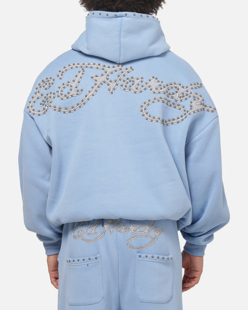 Ed Hardy Vandal Hoodie Blue
