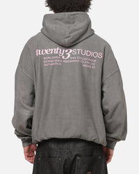 XXII Collectives Hoodie Charcoal/Pink