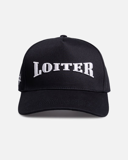 Loiter Retro Snapback Black