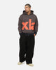 X-Large Mocha Captain Zip Hoodie Black
