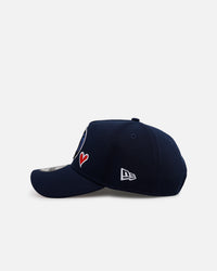 New Era Dallas Mavericks 'Team Color Hearts' 9FORTY A-Frame Snapback Official Team Color