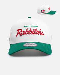 New Era South Sydney Rabbitohs 'Chrome Script' 9FORTY A-Frame Snapback Official Team Colour