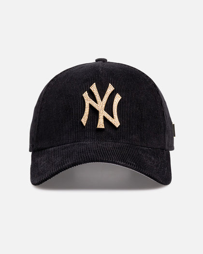 New Era New York Yankees 'Diamontee Cord' 9FORTY A-Frame Snapback Black Cord