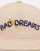Felt Bad Dreams Garage 6 Panel Snapback Hat Natural