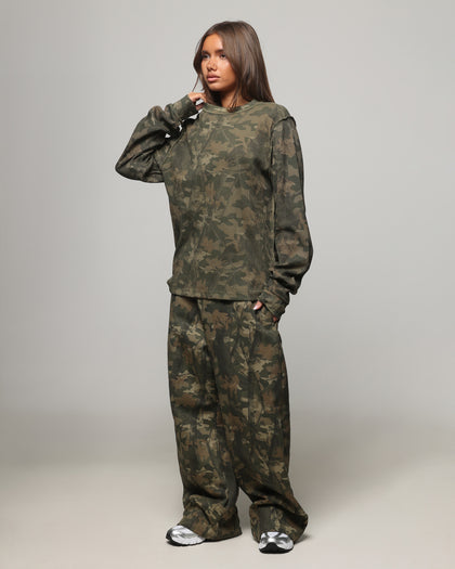 American Thrift Long Sleeve Thermal T-Shirt Camo