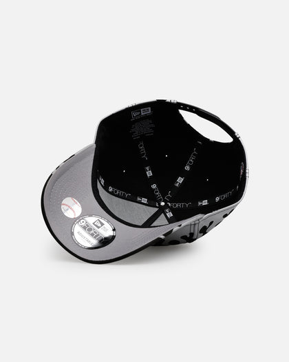 New Era Arizona Diamondbacks 'Metallic Flames' 9FORTY A-Frame Snapback Black/Silver