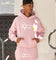Loiter Hybrid Hoodie Dusty Pink