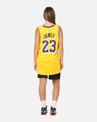 Nike Los Angeles Lakers Lebron James Dri-FIT Swingman Jersey Amarillo