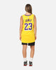 Nike Los Angeles Lakers Lebron James Dri-FIT Swingman Jersey Amarillo