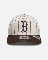 New Era Boston Red Sox 'Washed Stone Walnut' 19TWENTY Snapback Brown Pinstripe