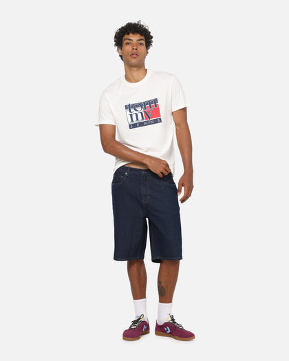 Tommy Jeans Slim RWB Flag T-Shirt Ancient White