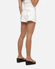 Ed Hardy Women's Butterfly Denim Shorts White