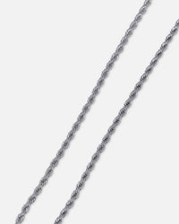 Saint Morta Carbon Cross Pendant Chain White Gold