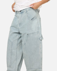 Carre Baggy Work Jeans Light Blue Wash